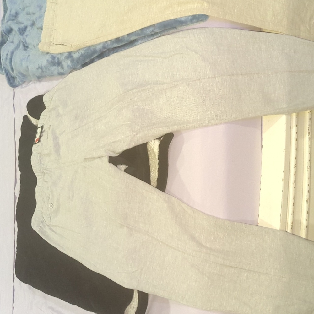 Saks Fifth Avenue Taupe Chinos - Picture 2 of 5